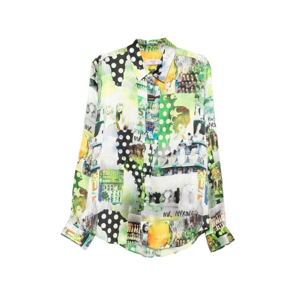 Martine Rose Green Shirts Men